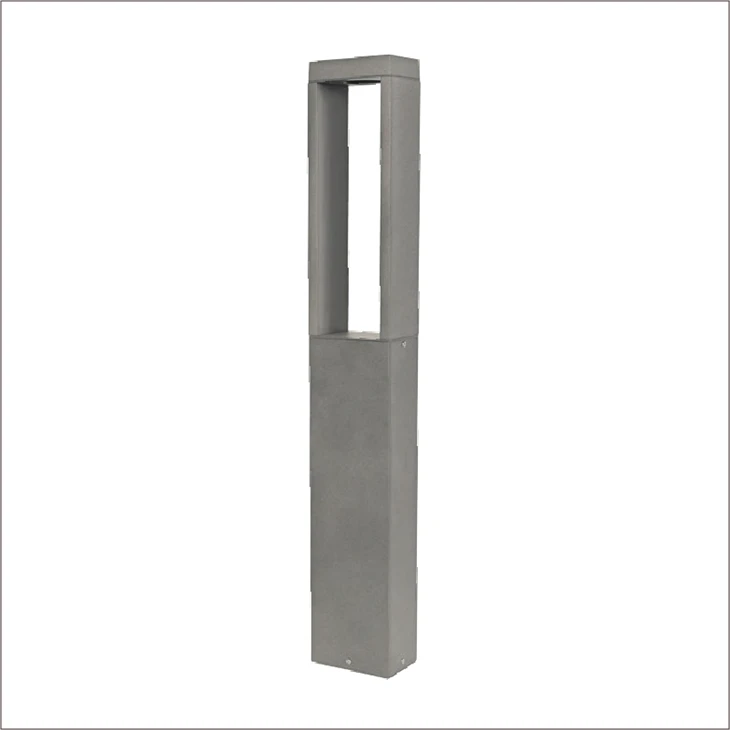La iluminación rectangular moderna del jardín del paisaje de la luz del césped de la prenda impermeable al aire libre IP65 llevó la luz del bolardo